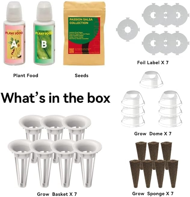 inbloom seed pod kit grow domes and baskets aiding stable indoor cultivation