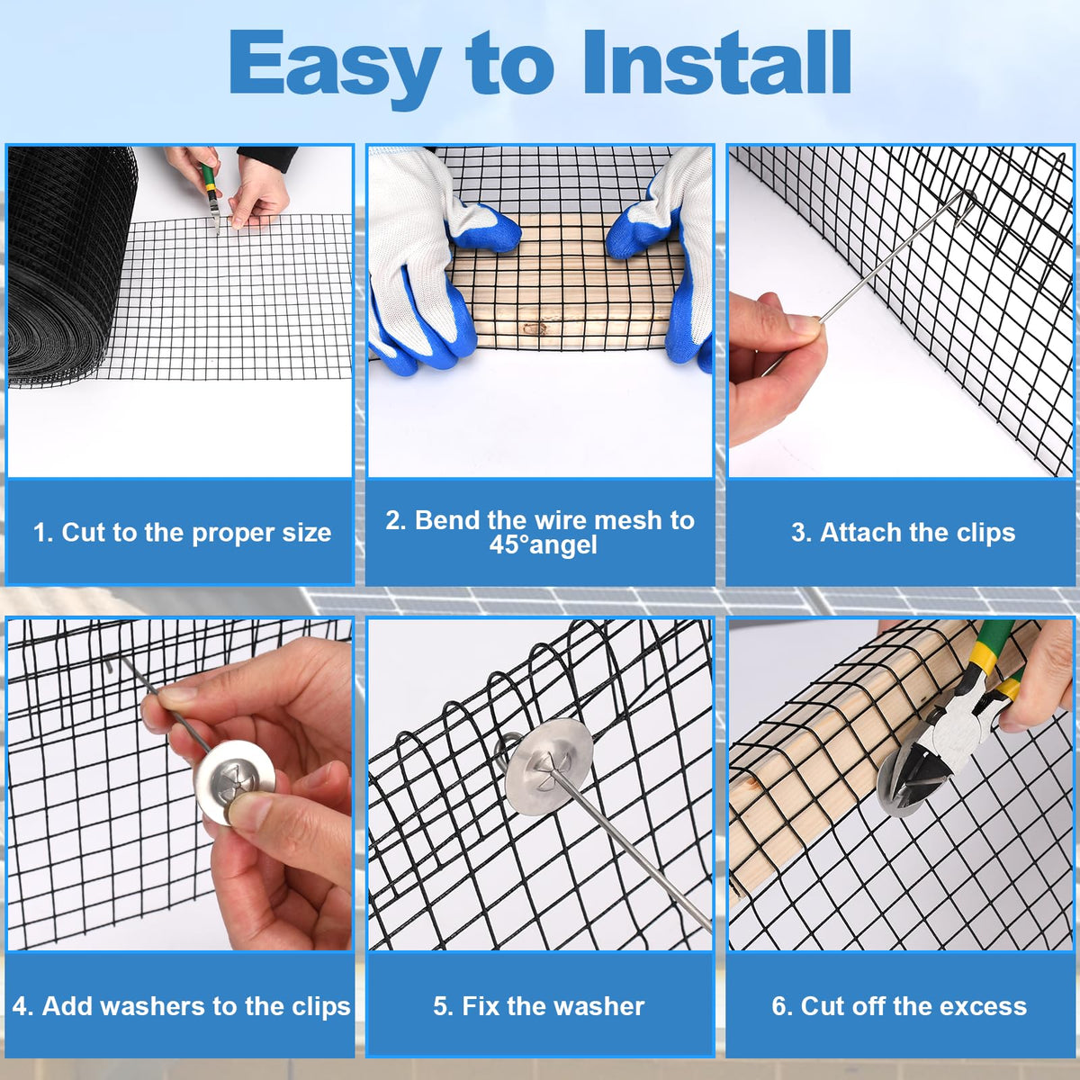 INCIKITI work gloves protect hands during setup and handling