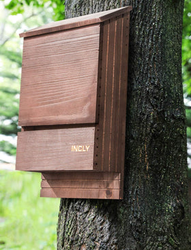 INCLY double-chamber design supports roosting bats.
