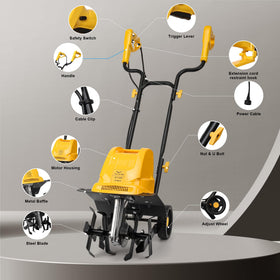 IncwBo durable rototiller for tough soil and weeds.