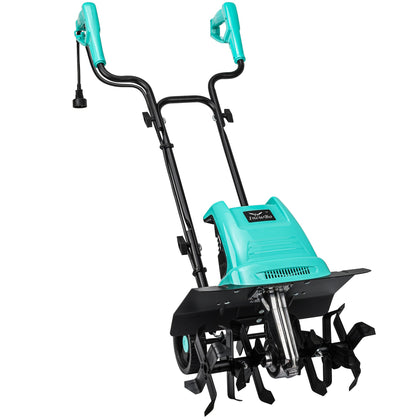 IncwBo Tiller Cultivator with 17-inch cut width speeds up garden prep