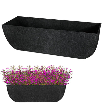 Incycall 24in planter liner shows tear-resistant durability for outdoor planters
