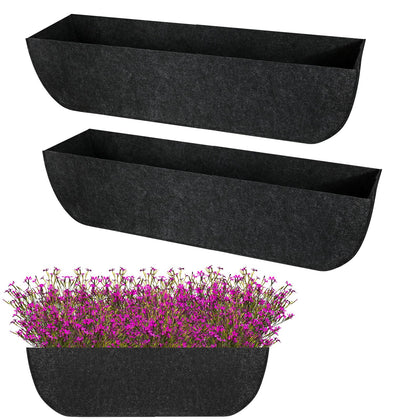 Incycall breathable felt planter liner for 36-inch baskets improves airflow and moisture balance.