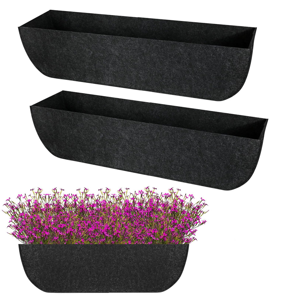 Incycall breathable felt planter liner for 36-inch baskets improves airflow and moisture balance.
