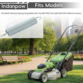 Indanpow 73204629 in action reduces vibration during mowing.