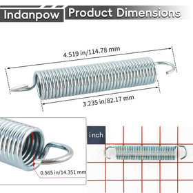 Indanpow 73204629 close-up coil highlights robust tension for consistent mowing.