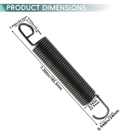 Indanpow spring compatible with Husqvarna and Craftsman for reliable mower operation.