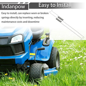 Indanpow installation-focused image showing fit with standard mower linkage for easy reference.