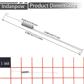 Indanpow Kohler 24-089-01-S linkage closeup for accurate sizing.
