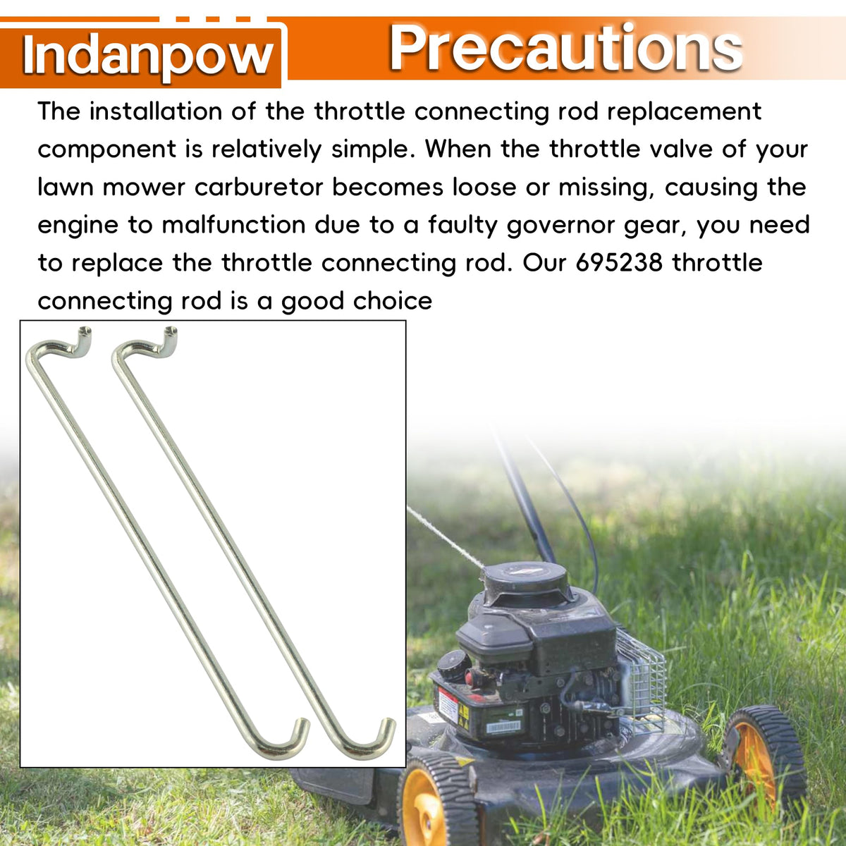 Indanpow throttle link alignment guide helps ensure proper setup during maintenance