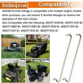 Indanpow throttle link packaging arranged for easy stocking and repairs