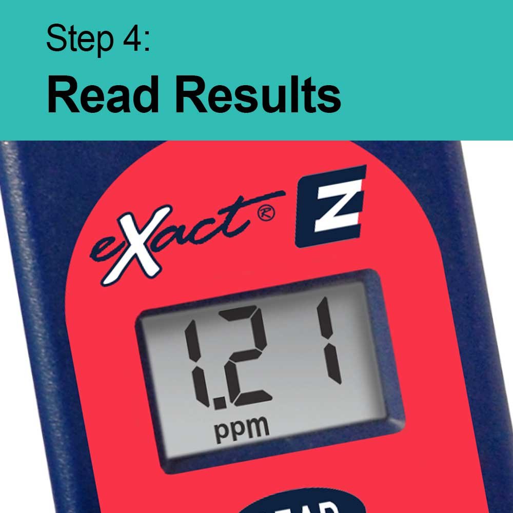 ITS Pool Exact EZ Photometer 25-test reagent strips included.