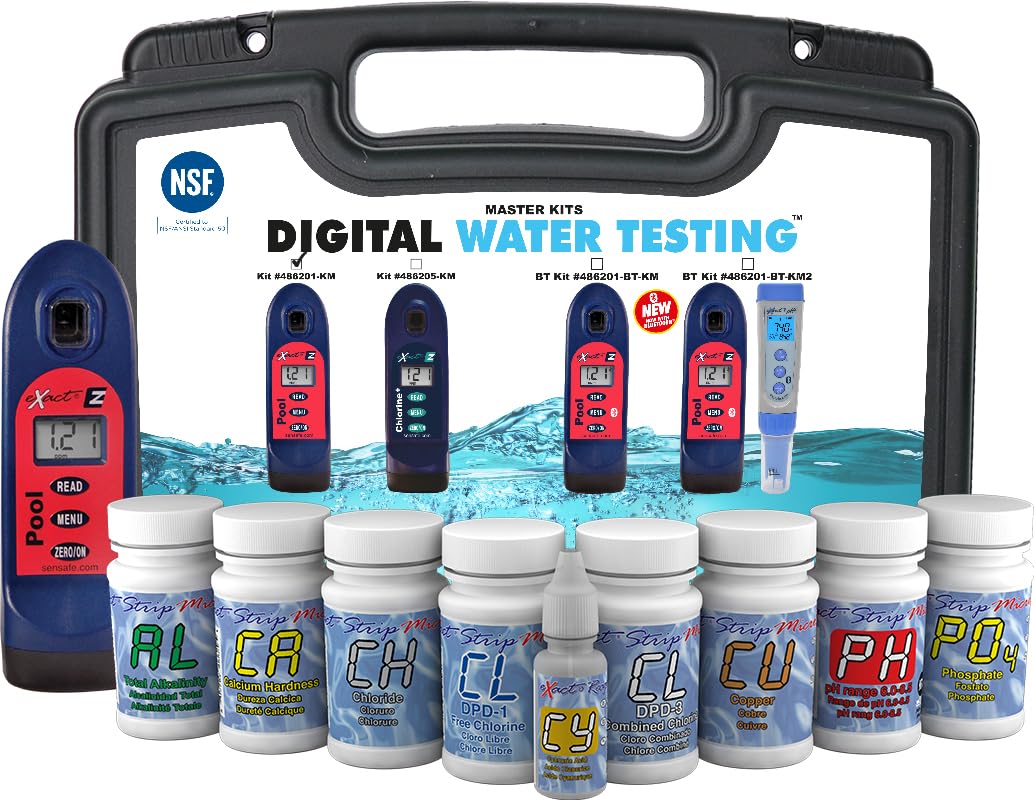 ITS Pool Exact EZ Photometer display for quick, lab-quality results.