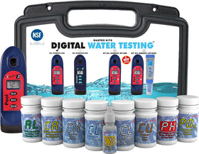 ITS Pool Exact EZ Photometer display for quick, lab-quality results.
