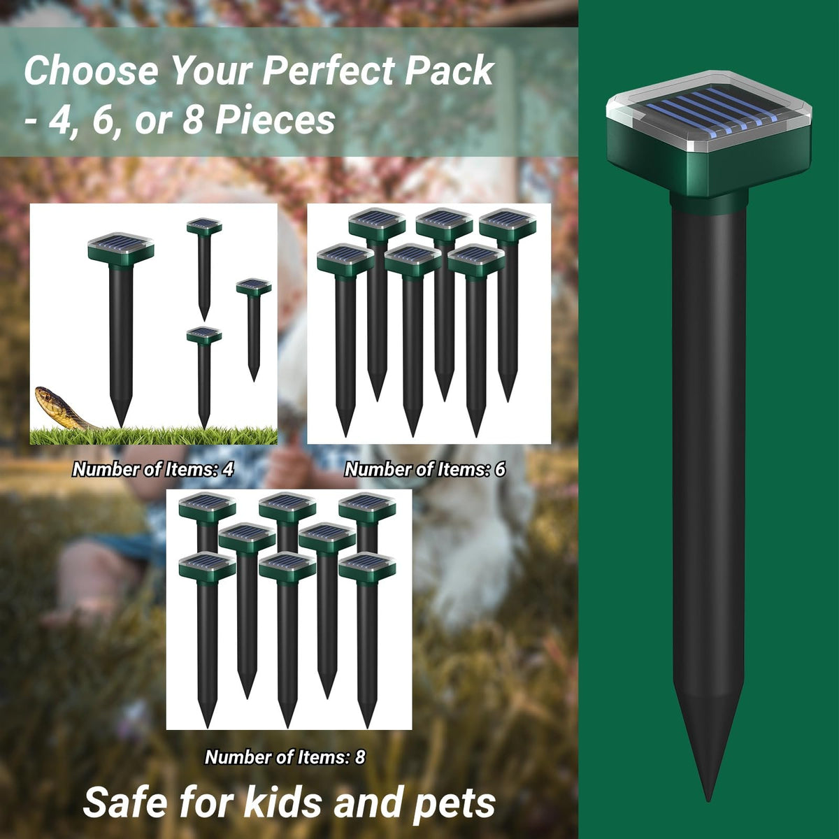 INENNT yard setup shows easy ground installation for protection.