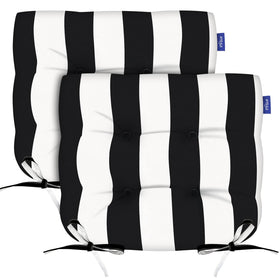 INFBLUE two cushions with full-length ties visible to secure seating