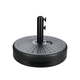 InfiniPower 20Inch base top view showing sturdy HDPE construction for outdoor use.