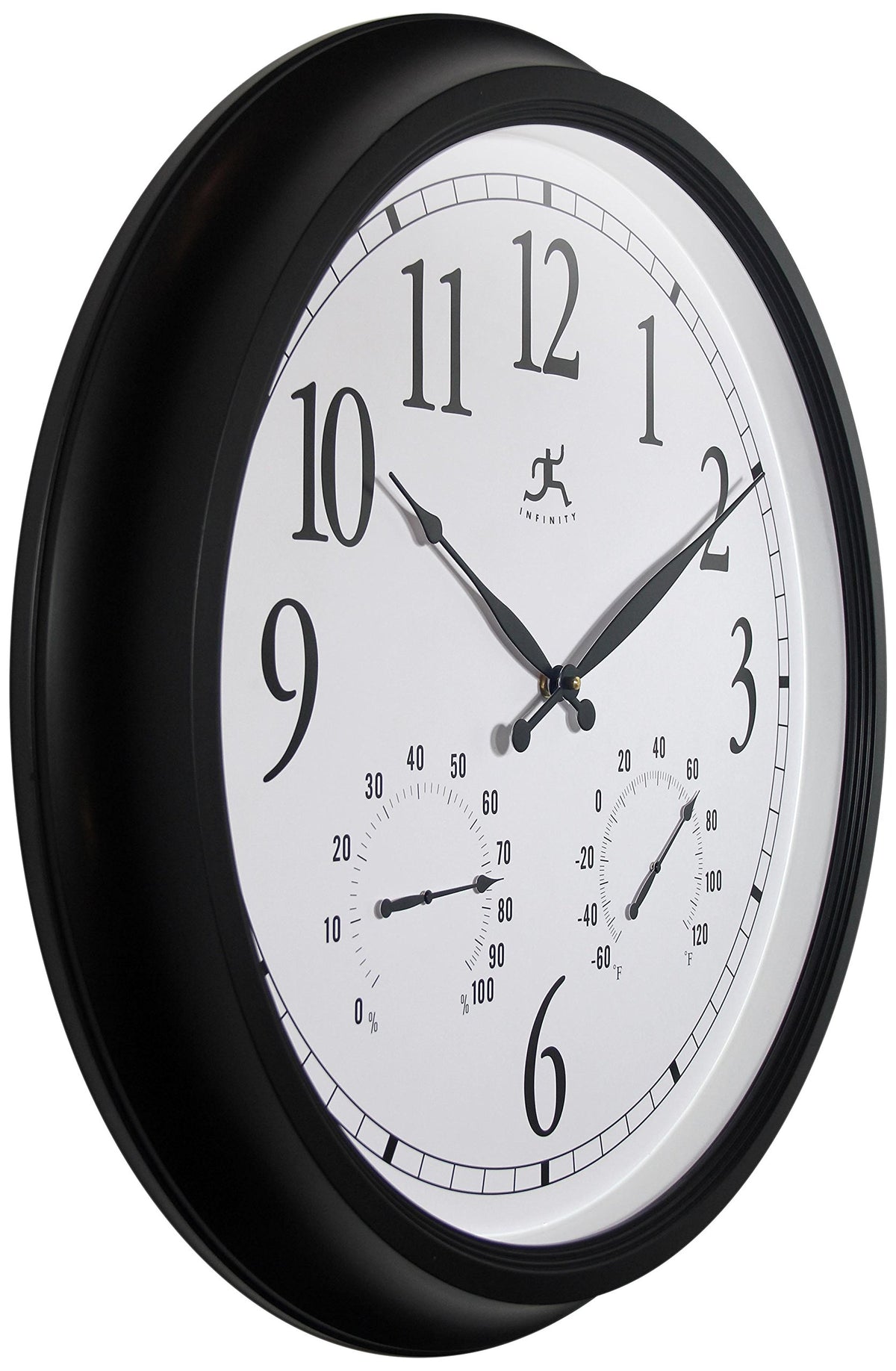 Infinity Instruments garage wall clock mounted for easy project timing