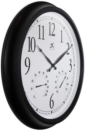 Infinity Instruments garage wall clock mounted for easy project timing