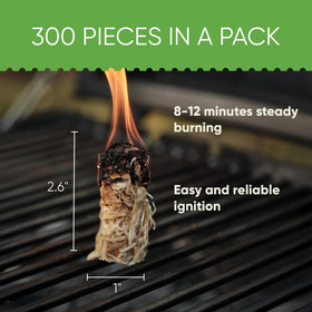 Inflame Fire Starters easy-light under wood for quick, reliable ignition.