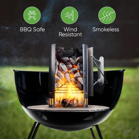 Inflame Fire Starters natural wax materials ensure a clean burn and minimal odor.