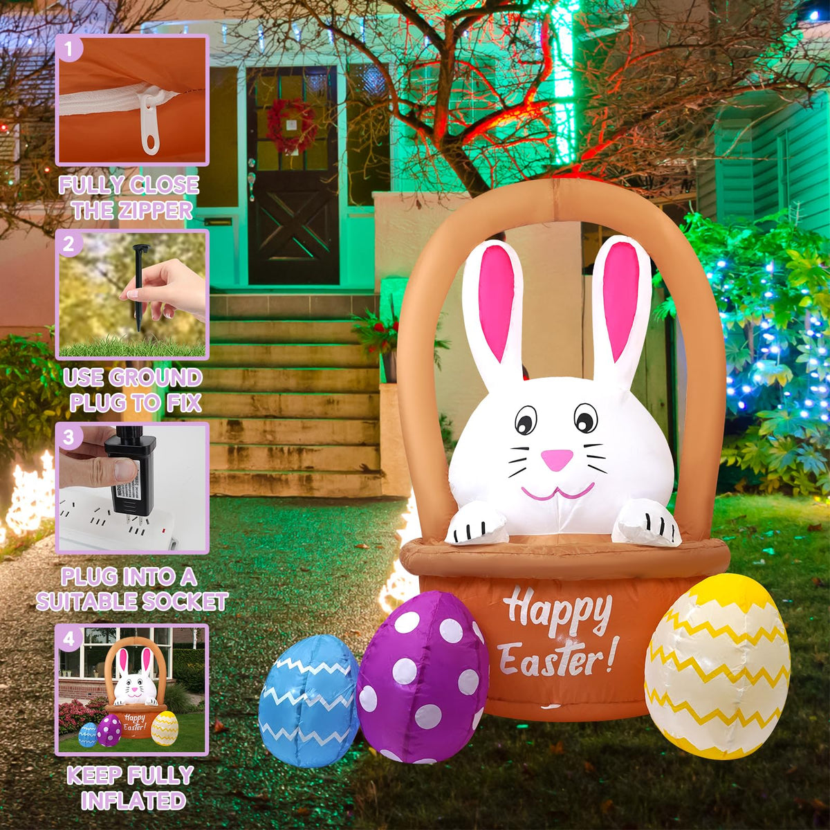 InfleasJoiy cute Easter decoration makes a thoughtful gift.