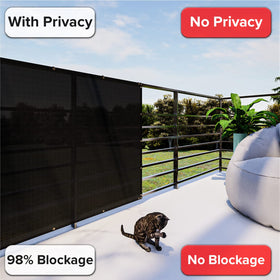 INFRANGE backyard patio privacy cover suitable for pools and porches