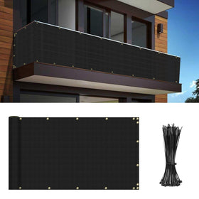 INFRANGE balcony privacy screen 3x12 provides private shade for a balcony space