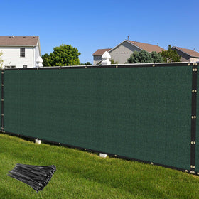 INFRANGE heavy-duty fencing cover designed to reduce visibility while withstanding wind