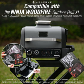 Ninja Woodfire OG-series compatibility ensures a snug fit and easy access