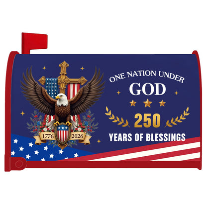 InIsaJace 250th anniversary eagle and flag design for a bold curbside display.