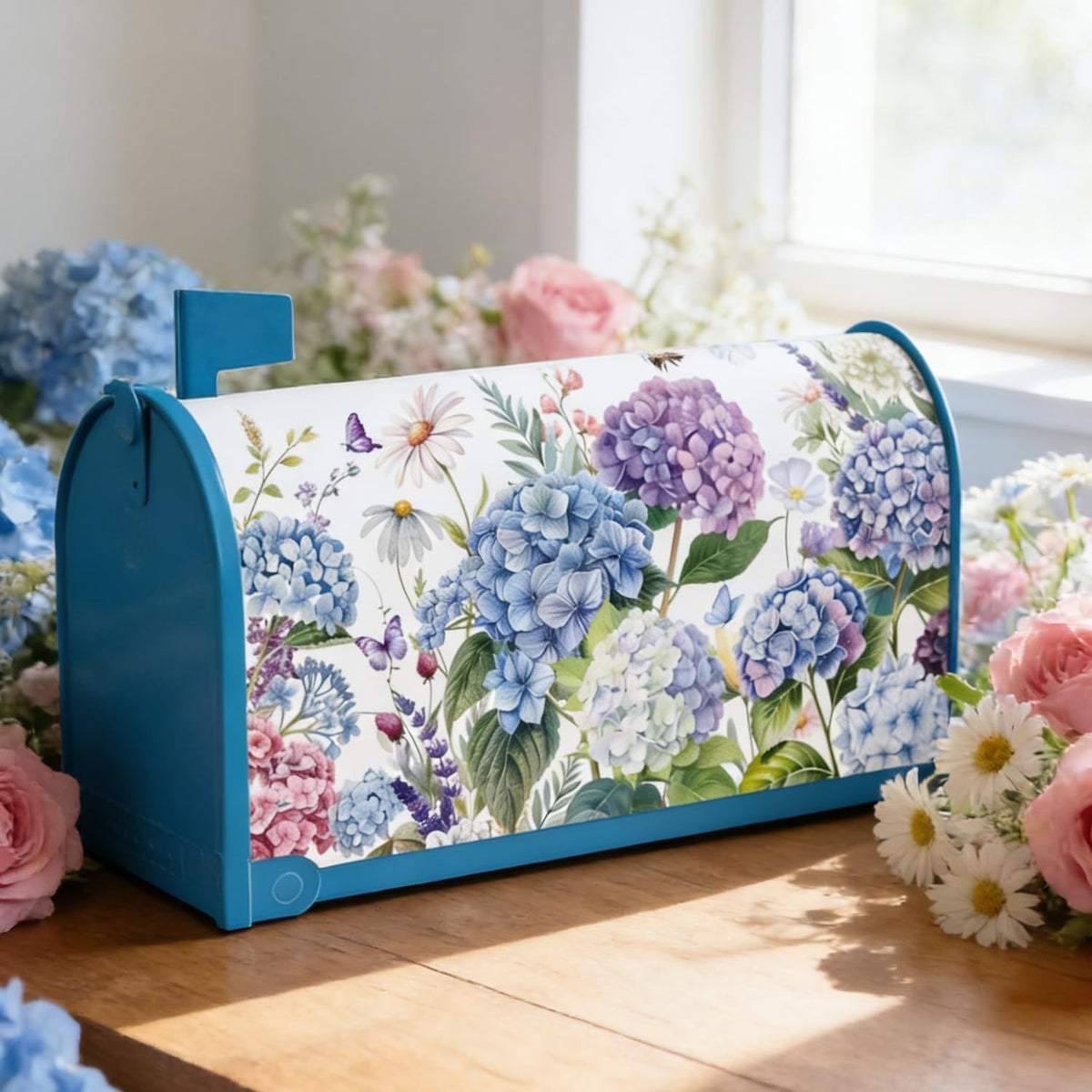 Inisajace magnetic back attaches for easy seasonal mailbox decorating