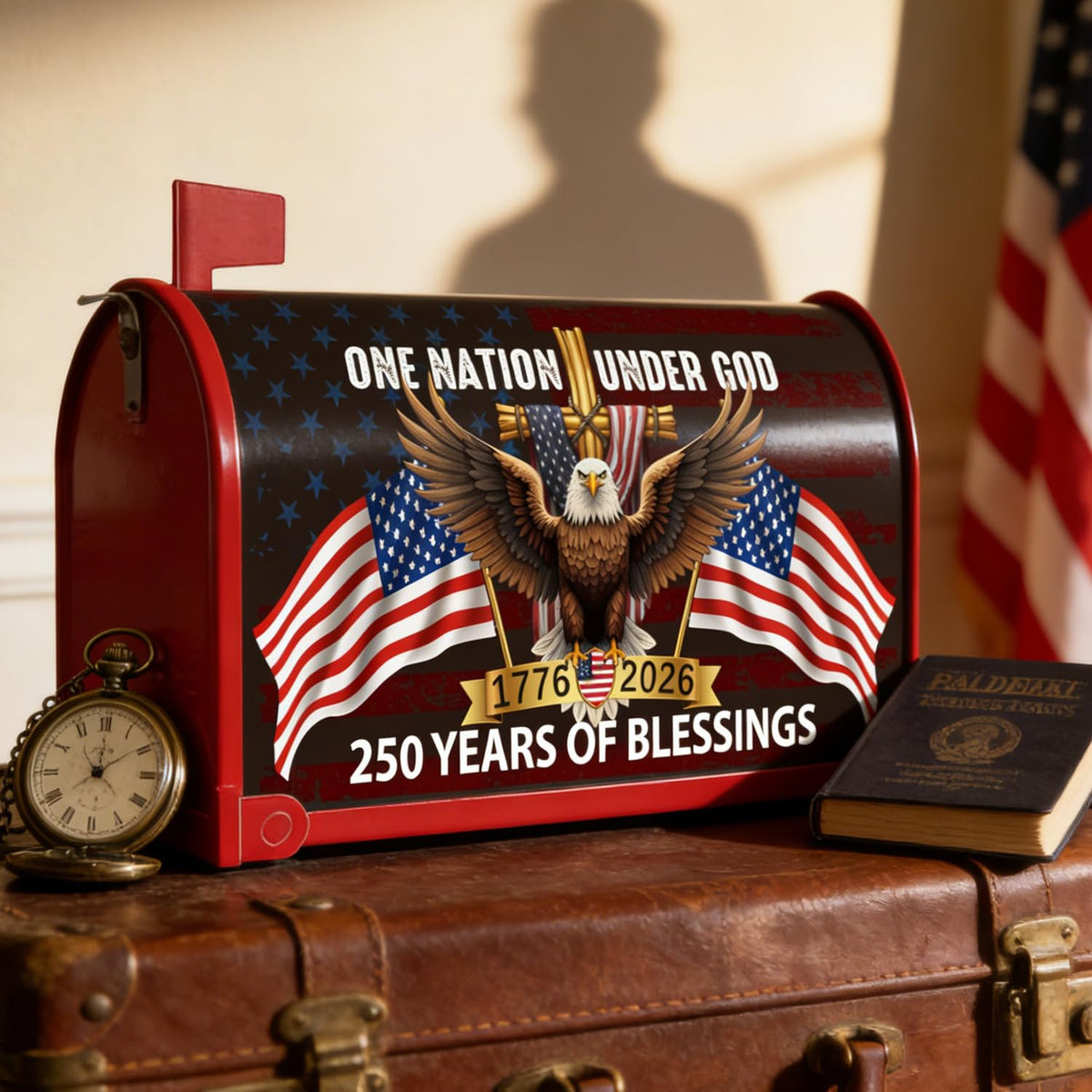 InIsaJace outdoor decor for garden or yard adds patriotic charm.