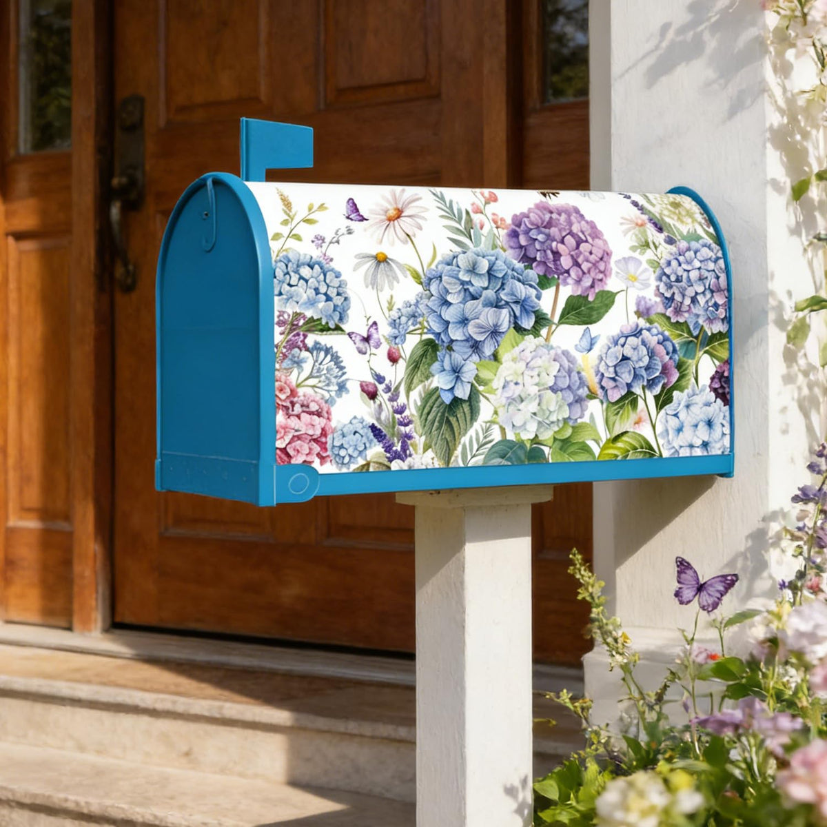 Inisajace spring decor for mailbox boosts curb appeal during seasonal celebrations