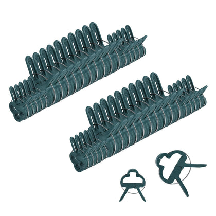 Iniscape plant clips set—large clips support thicker stems in gardens.