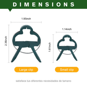 Iniscape plant clips set—small clips for delicate stems and tie-offs.
