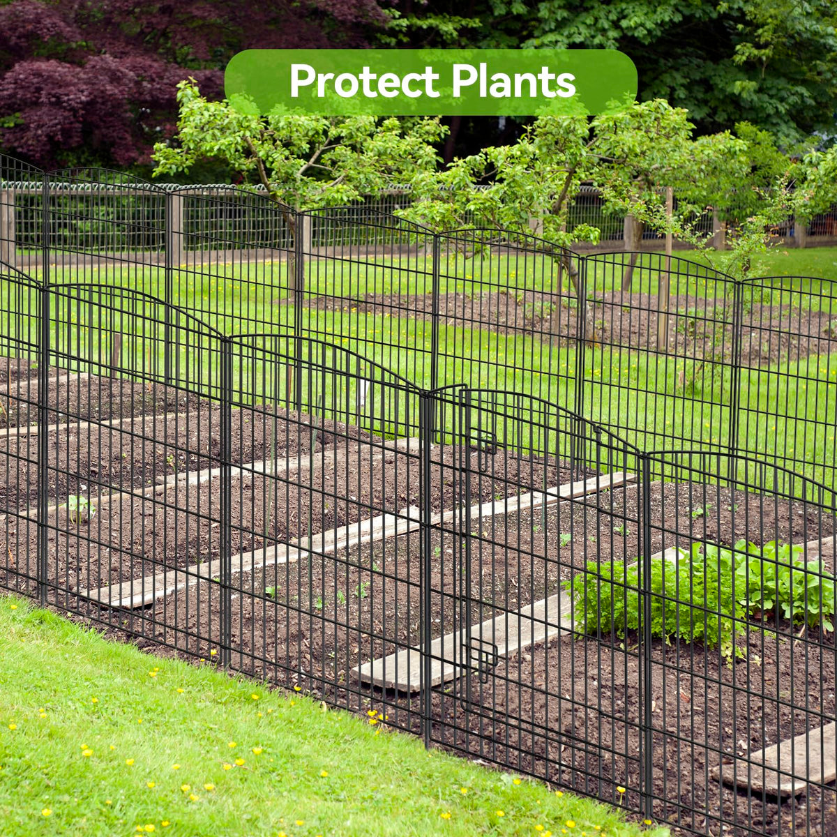 INJOPEXI curved design panels emphasize stylish, flexible shapes for various yard configurations.