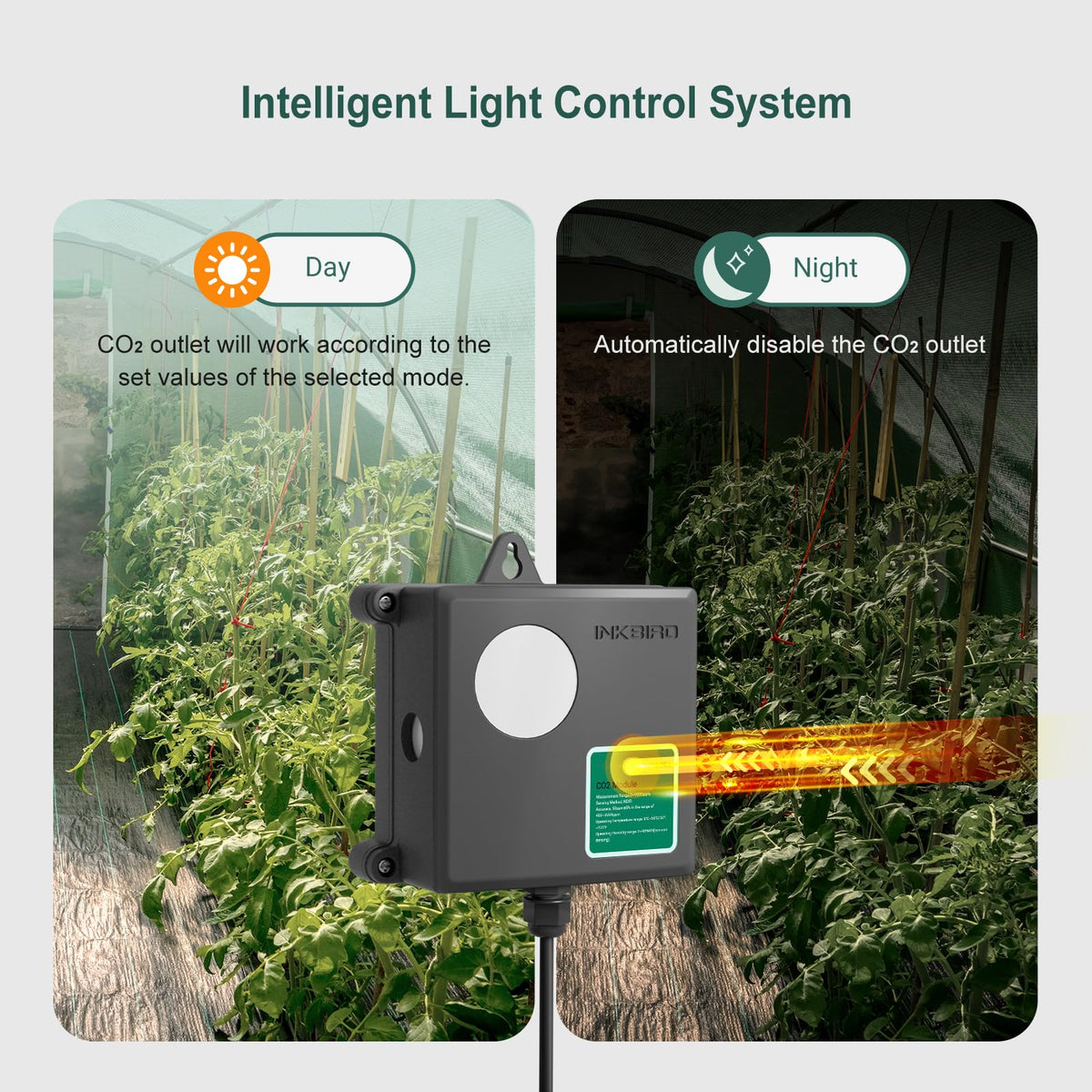 Inkbird ICC-510 provides precise CO2 control for stable plant growth.