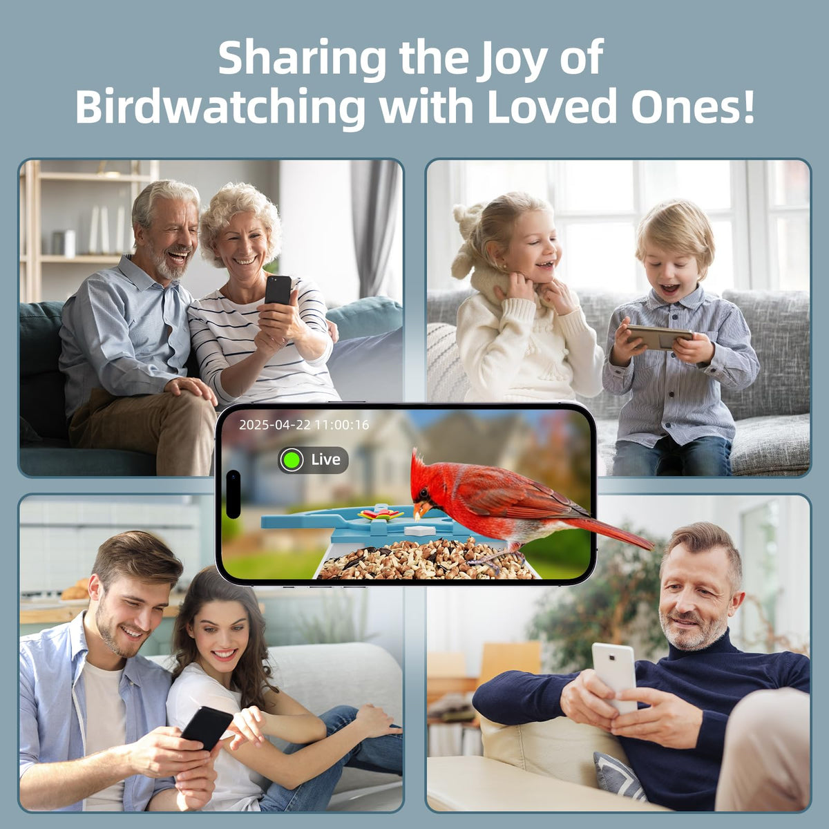 INKCKU Two-way audio lets you hear birds and chat remotely