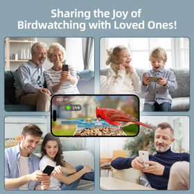 INKCKU Two-way audio lets you hear birds and chat remotely