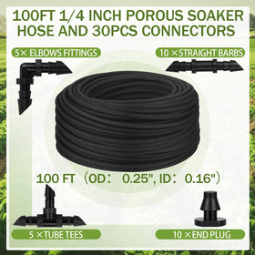 Innconee connector set enabling versatile irrigation layouts