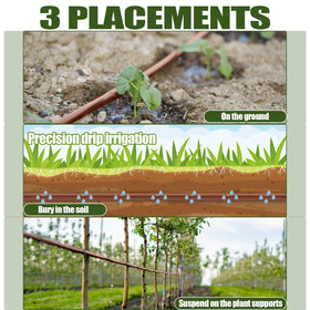 Innconee drip line ideal for dense planting and raised beds.