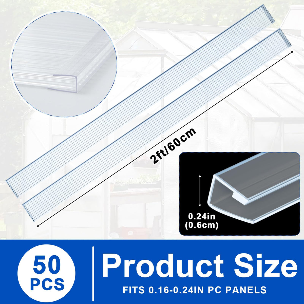Innconee greenhouse end cap protects panels from rain and debris while maintaining light