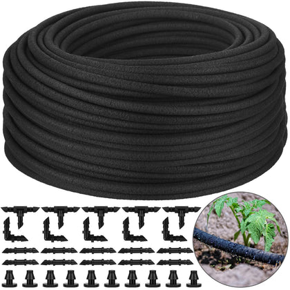 Innconee 100ft soaker hose roll for uniform irrigation