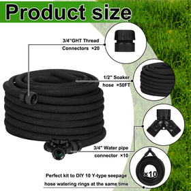 Innconee Y-splitters enable multi-zone irrigation from a single source