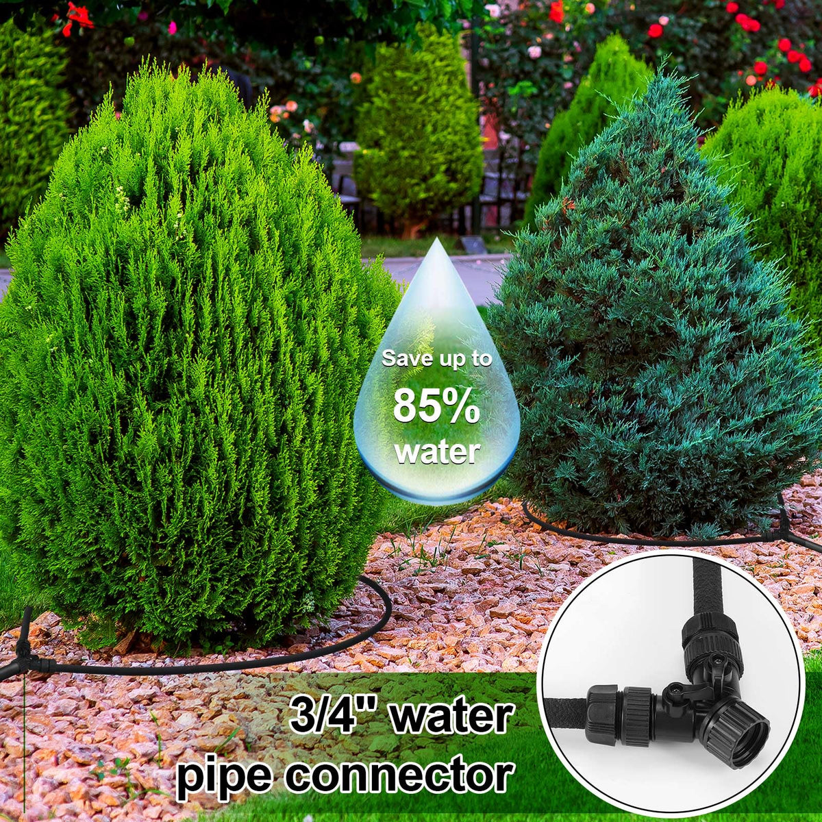 Complete Innconee kit with hoses and fittings for quick setup