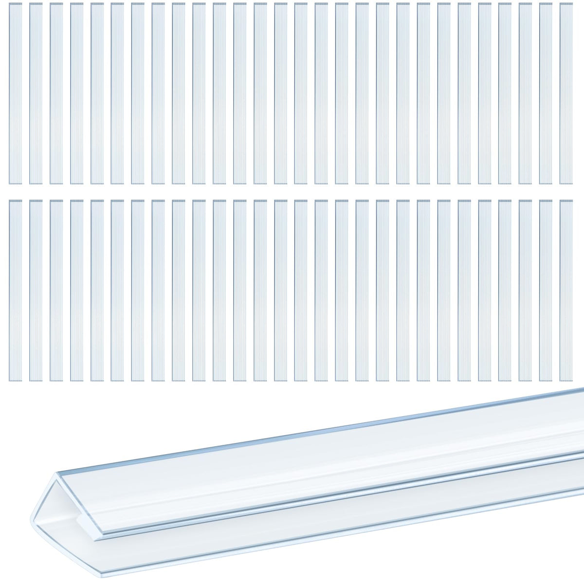 Innconee u connector end cap for 6mm panels sealing twin-wall roof against dust