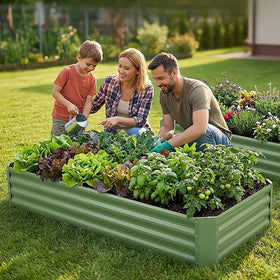 INNO STAGE 1ft planting depth supports tomatoes and carrots with comfort.