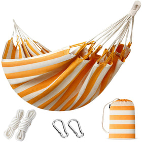 INNO STAGE Brazilian double hammock with canvas weave for durable comfort