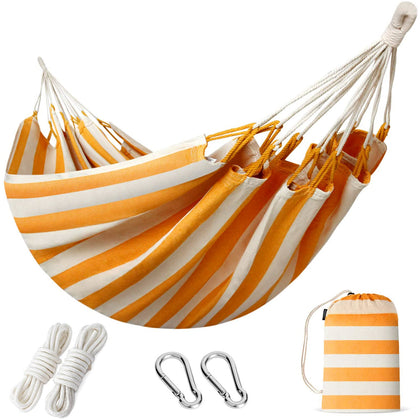 INNO STAGE Brazilian double hammock with canvas weave for durable comfort